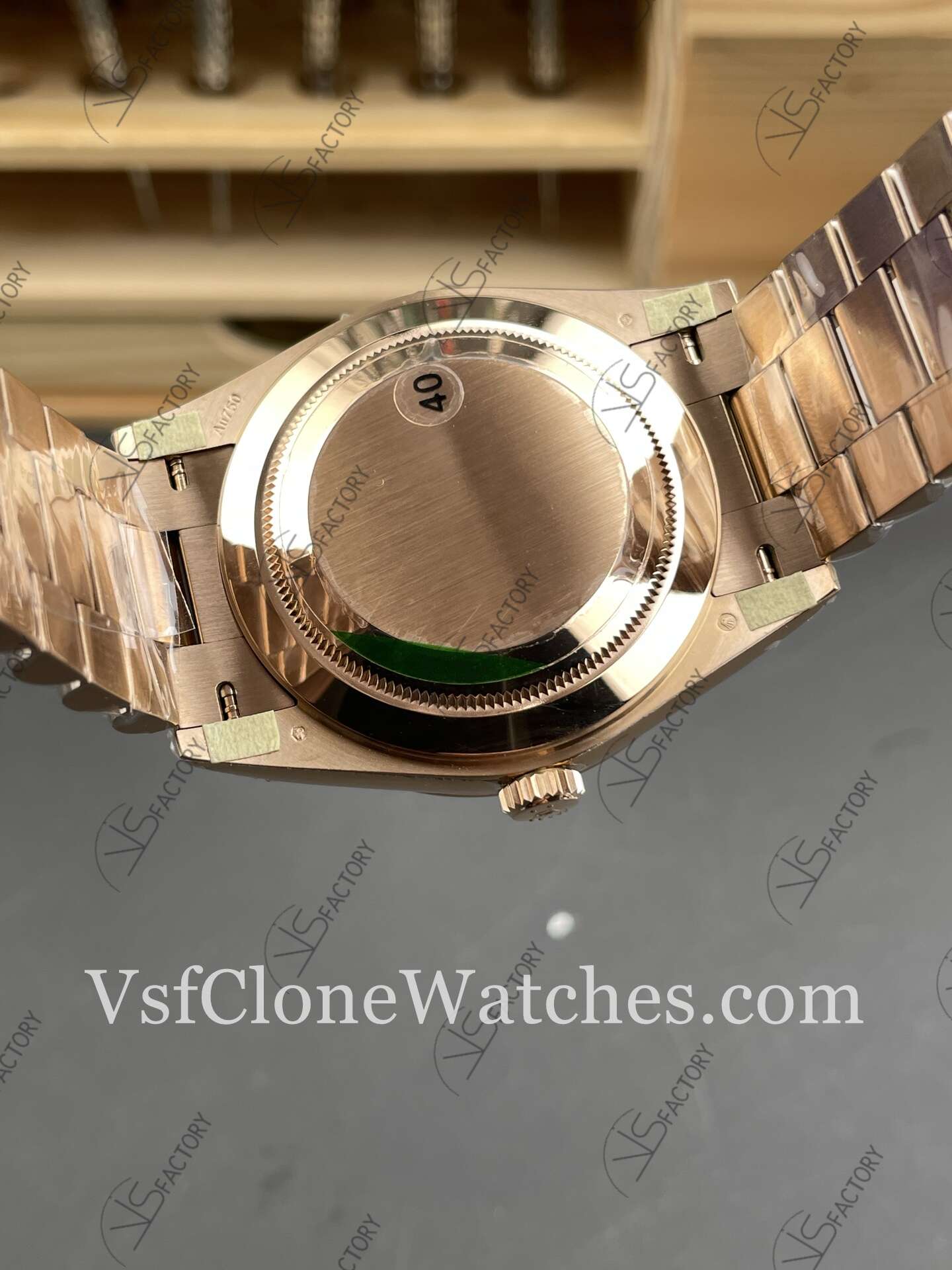 Super Clone Watches - Rolex Day Date m228235-0025 3255 Movement 40mm Olive Green Dial - Image 7