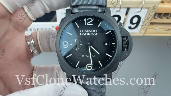 Clone Watches – Panerai Luminor BiTempo Titanium DLC PAM01467