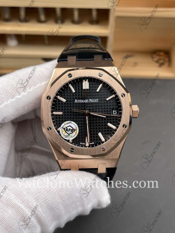 Clone Watches - Audemars Piguet Royal Oak 15500OR Black Dial