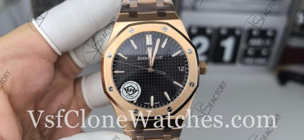 Clone Watches - Audemars Piguet Royal Oak 15500OR Black Dial 