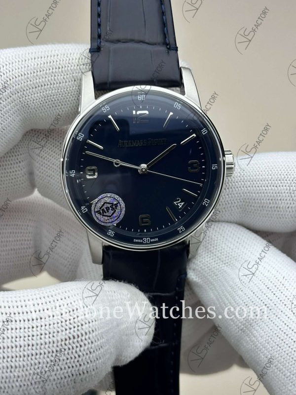 Clone Watches – Audemars Piguet Code 11.59 by 15210BC Blue Dial