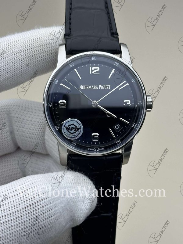 Clone Watches – Audemars Piguet Code 11.59 by 15210BC Black Dial 