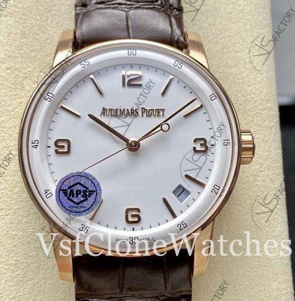 Clone Watches – Audemars Piguet Code 11.59 by 15210OR White Dial 
