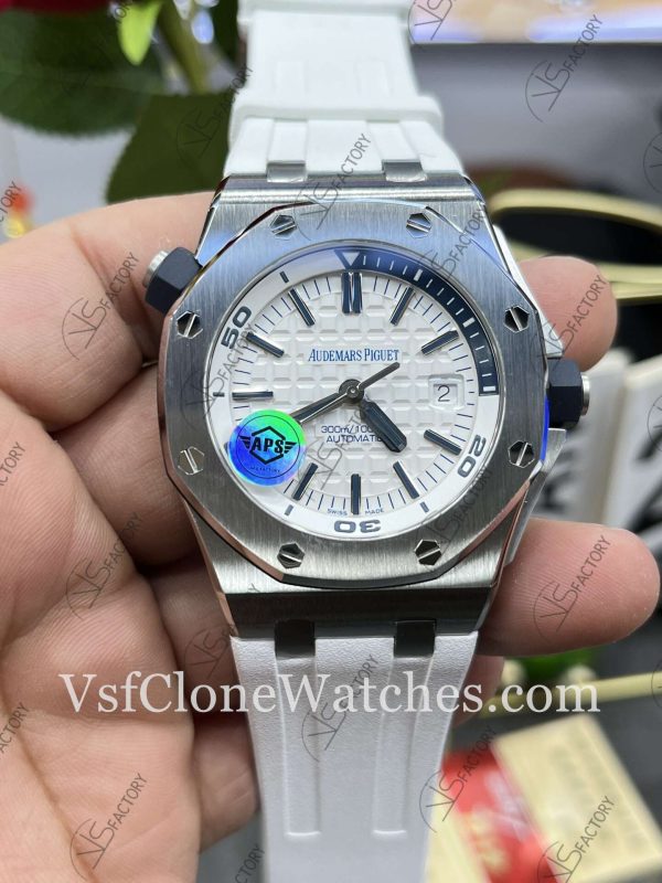 Clone Watches – Audemars Piguet Royal Oak 15710ST White Dial 