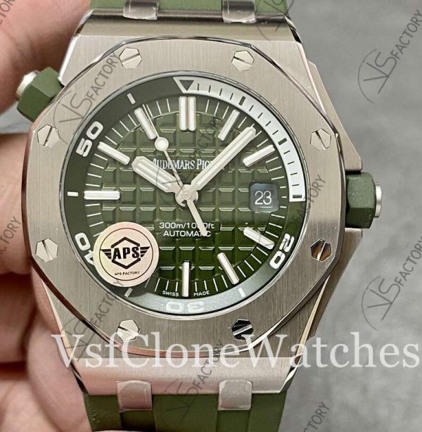 Clone Watches – Audemars Piguet Royal Oak 15710ST Green Dial