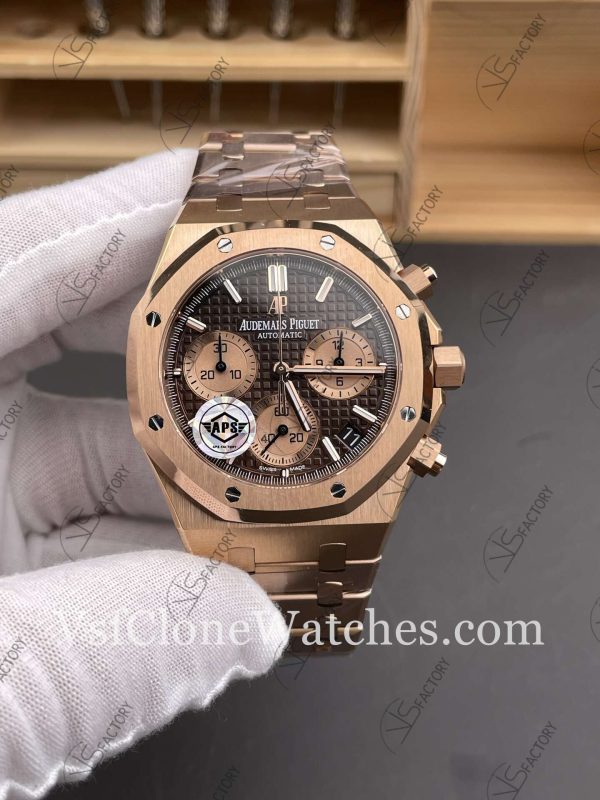 Clone Watches – Audemars Piguet Royal Oak 26239OR Brown Dial