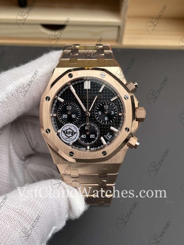 Clone Watches – Audemars Piguet Royal Oak 26240OR Black Dial 