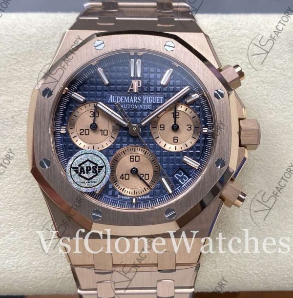 Clone Watches – Audemars Piguet Royal Oak  26239OR Blue Dial