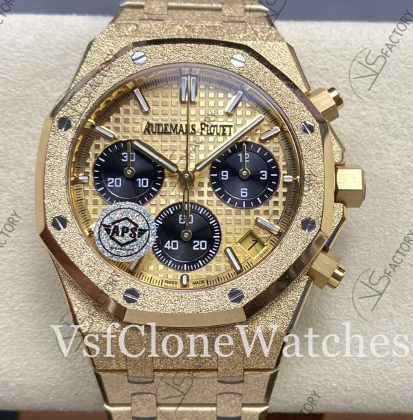 Clone Watches – Audemars Piguet Royal Oak 26240BA Gold Dial