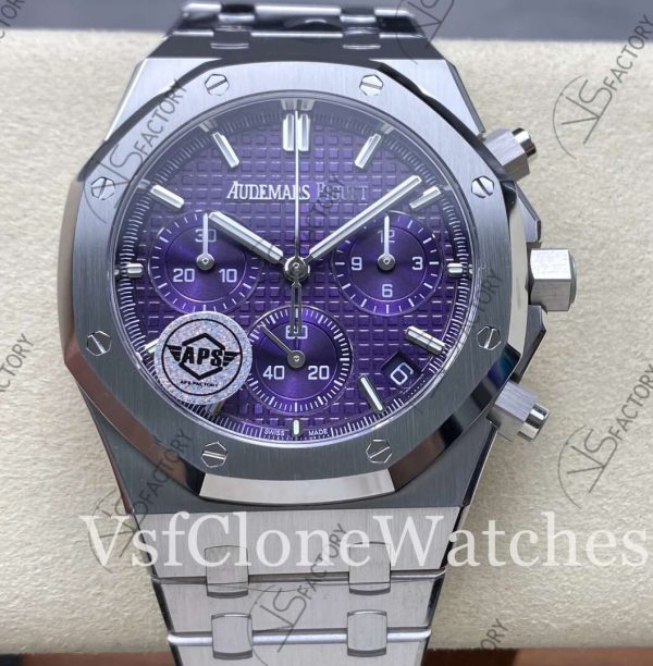 Clone Watches – Audemars Piguet Royal Oak 26240BC Purple Dial
