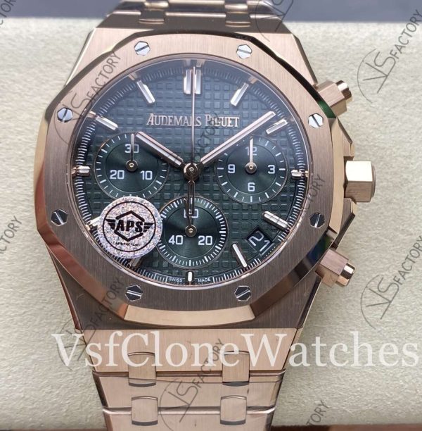 Clone Watches – Audemars Piguet Royal Oak 26240OR Green Dial