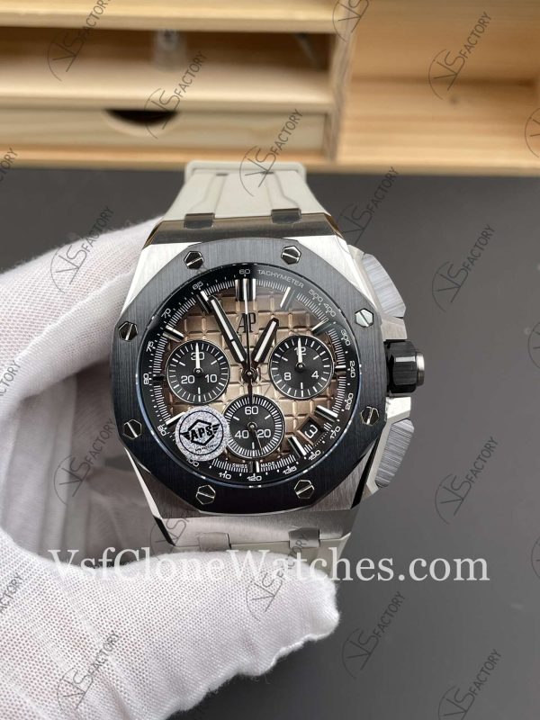 Clone Watches – Audemars Piguet Royal Oak Offshore 26420SO Smoked Taupe Dial