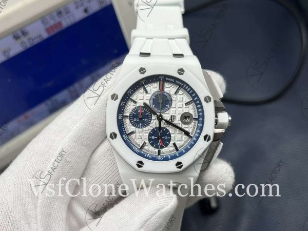 Clone Watches – Audemars Piguet Royal Oak Offshore 26402CB White Dial