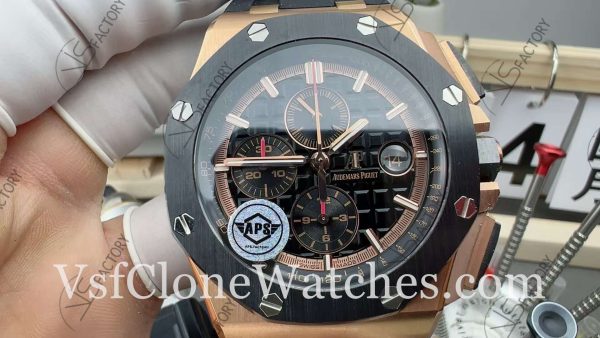 Clone Watches – Audemars Piguet Royal Oak Offshore 26401RO Black Dial