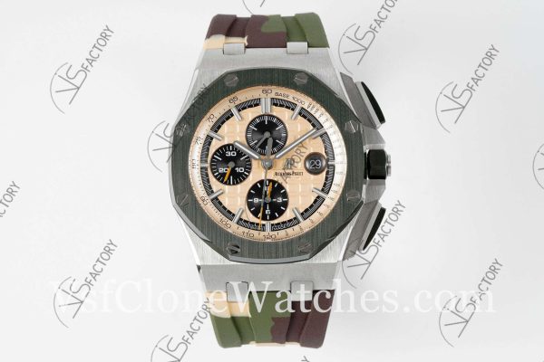 Clone Watches – Audemars Piguet Royal Oak Offshore 26400SO Champagne Dial