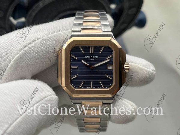 Clone Watches – Patek Philippe Cubitus 5821 Sunburst Blue Dial 