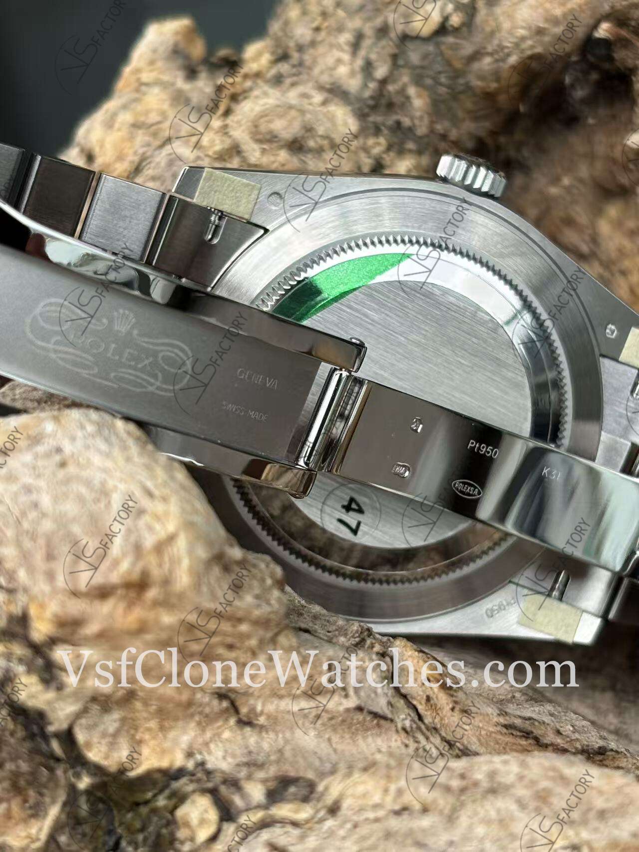 Super Clone Watches – Rolex Day Date M228236-0012 3255 Movement 40mm Ice Blue Rome Dial - Image 9