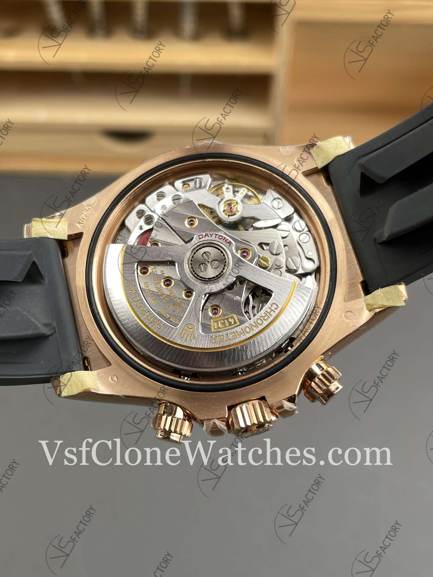Super Clone Watches – Rolex Daytona M126515ln-0006 4131 Movement Sundust & Black dial - Image 6