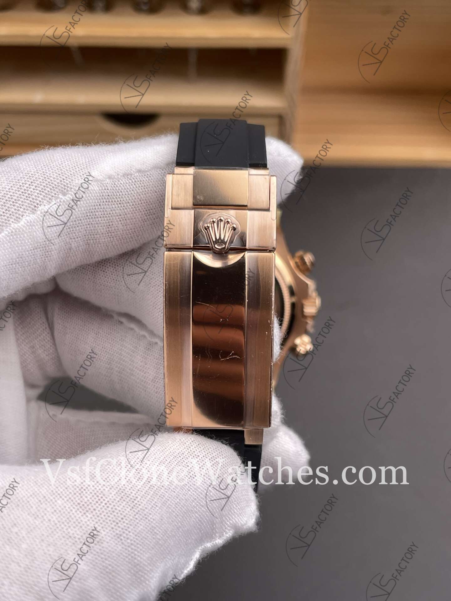 Super Clone Watches – Rolex Daytona M126515ln-0006 4131 Movement Sundust & Black dial - Image 9