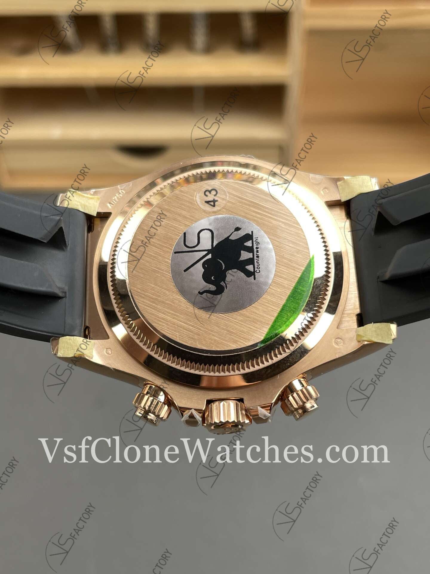 Super Clone Watches – Rolex Daytona M126515ln-0006 4131 Movement Sundust & Black dial - Image 7