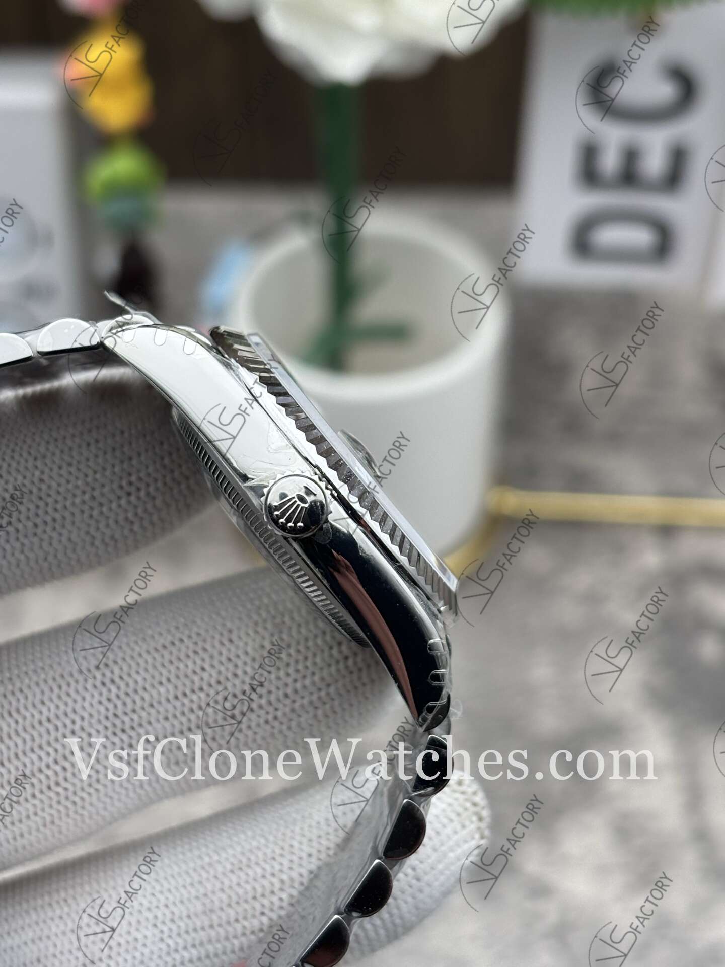 Super Clone Watches – Rolex DateJust M126234-0047 Jubilee 36MM 3235 Movement Palm Leaf Dial - Image 5