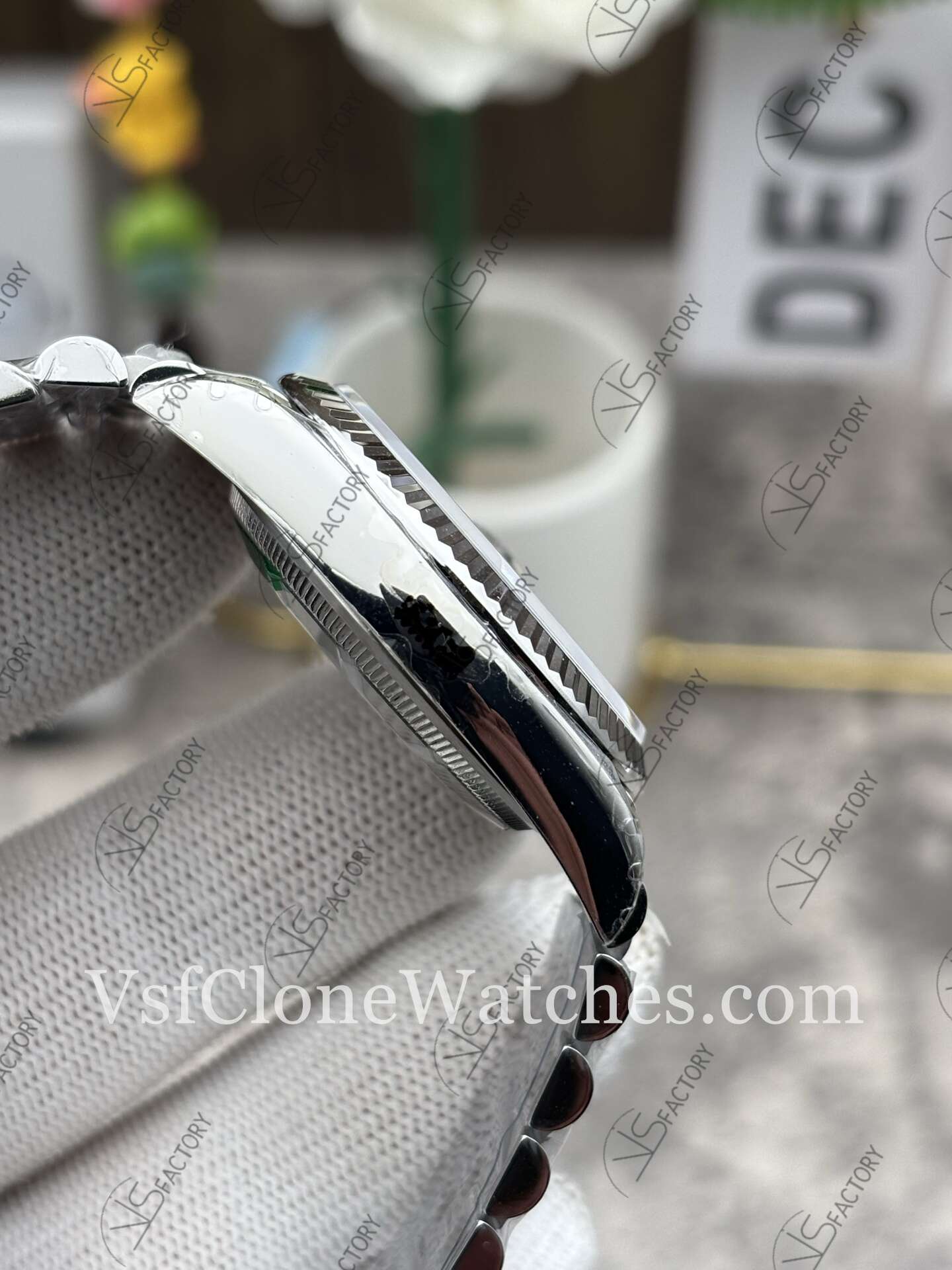 Super Clone Watches – Rolex DateJust M126234-0047 Jubilee 36MM 3235 Movement Palm Leaf Dial - Image 6
