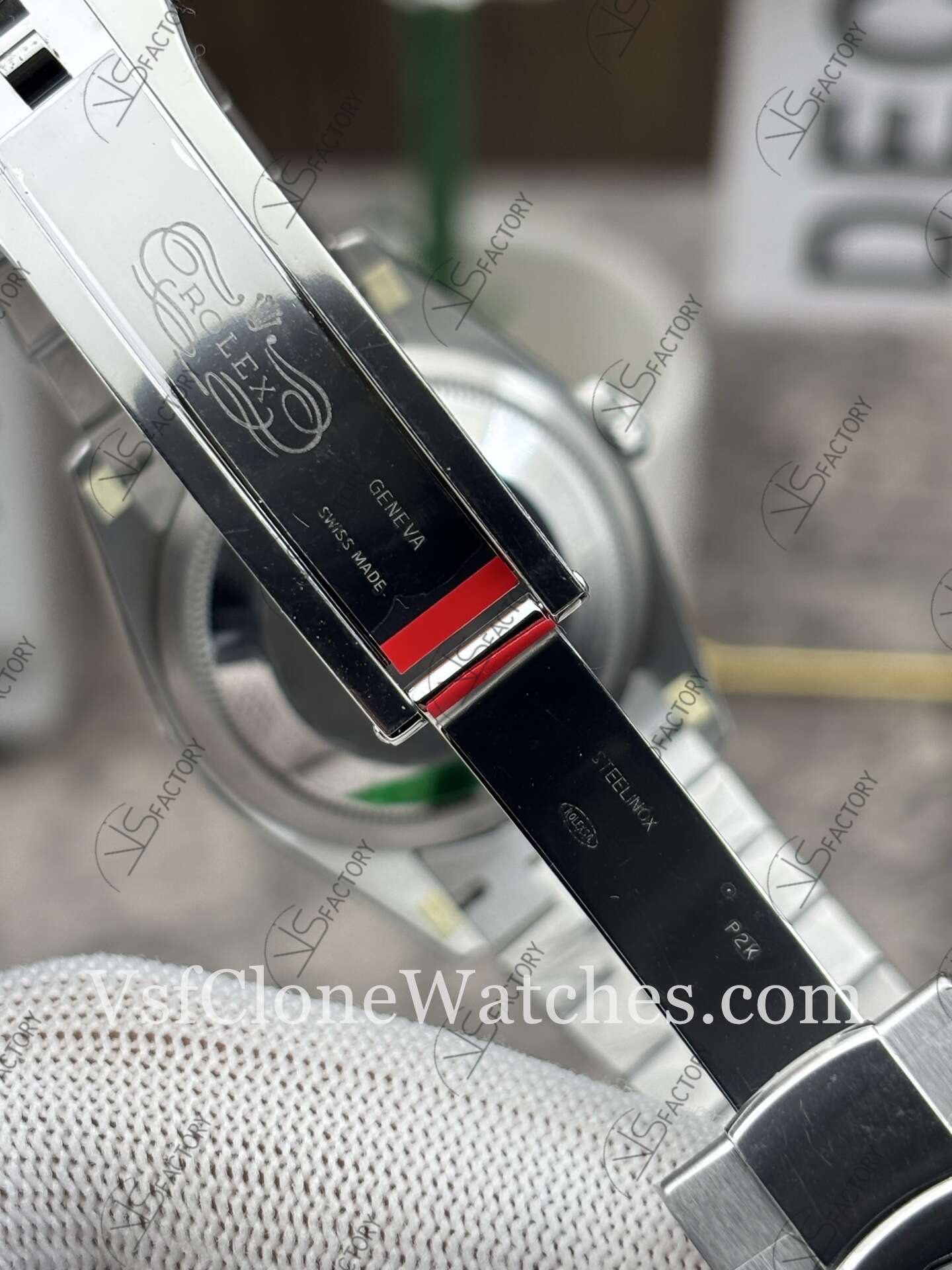 Super Clone Watches – Rolex DateJust M126234-0047 Jubilee 36MM 3235 Movement Palm Leaf Dial - Image 8