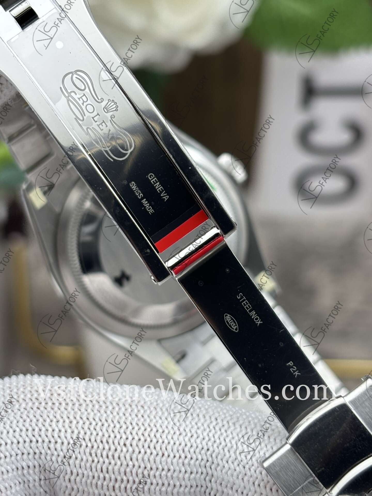 Super Clone Watches – Rolex DateJust m126334-0012 Jubilee 41MM 3235 Movement Black Dial Diamond Hour Markers - Image 8