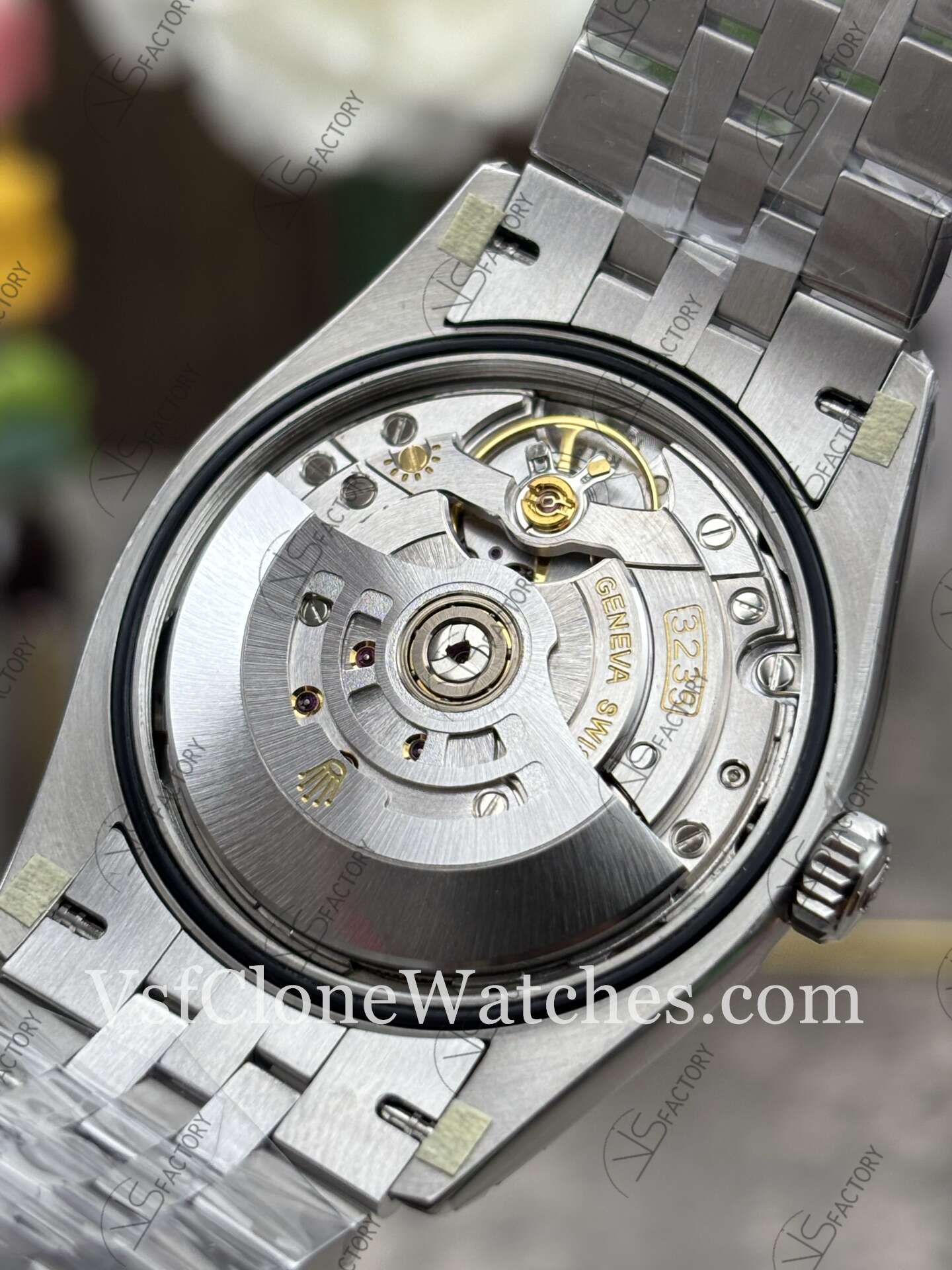 Super Clone Watches – Rolex DateJust m126334-0012 Jubilee 41MM 3235 Movement Black Dial Diamond Hour Markers - Image 7