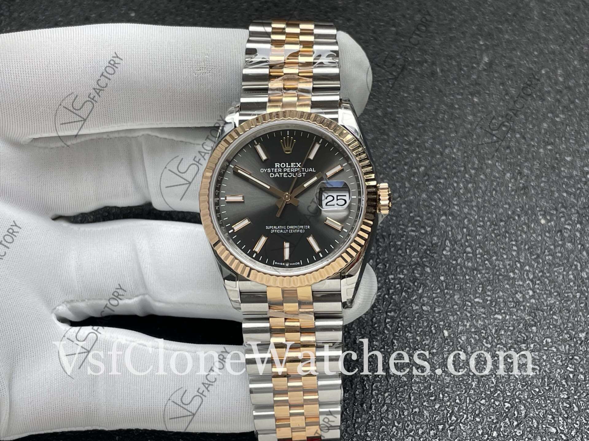 Clone Watches – Rolex DateJust M126231-0013 Gray Dial
