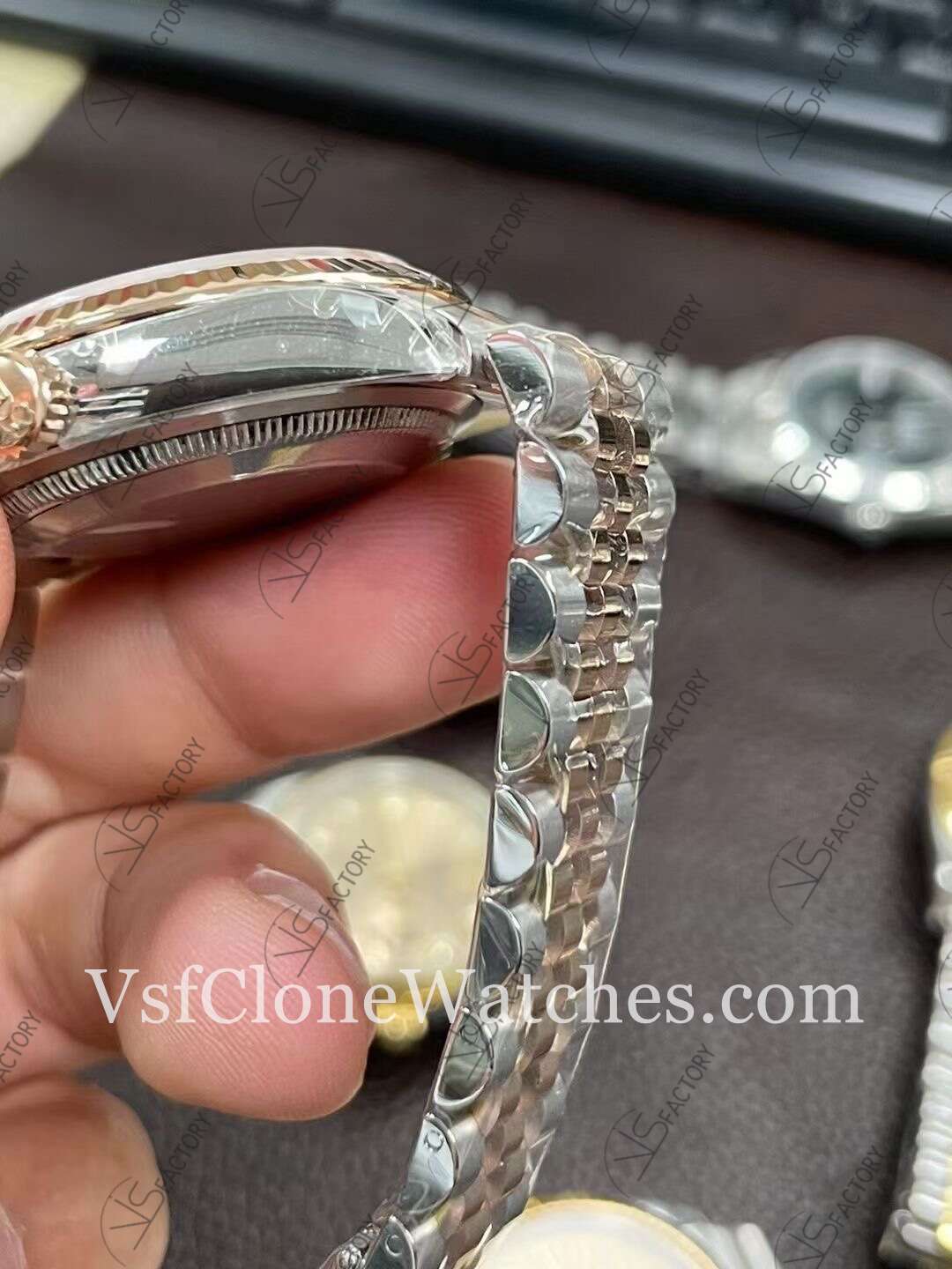 Super Clone Watches – Rolex DateJust M126231-0039 Jubilee 36MM 3235 Movement Silver Fluted Dial - Image 6