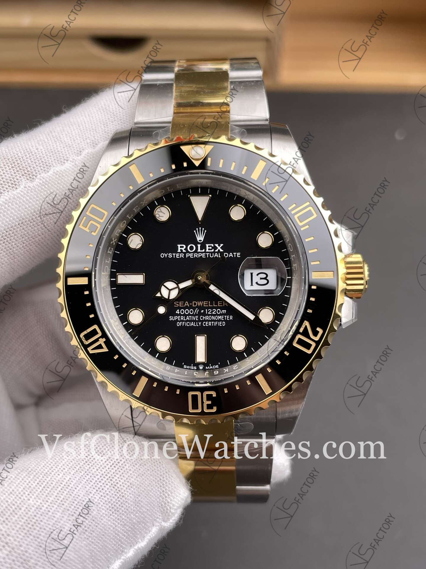 Super Clone Watches – Rolex Sea Dweller M126603-0001 3235 Movement 43mm Black Dial - Image 2