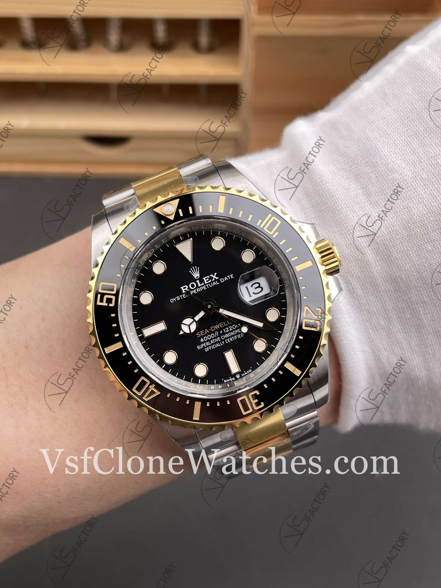 Super Clone Watches – Rolex Sea Dweller M126603-0001 3235 Movement 43mm Black Dial - Image 10