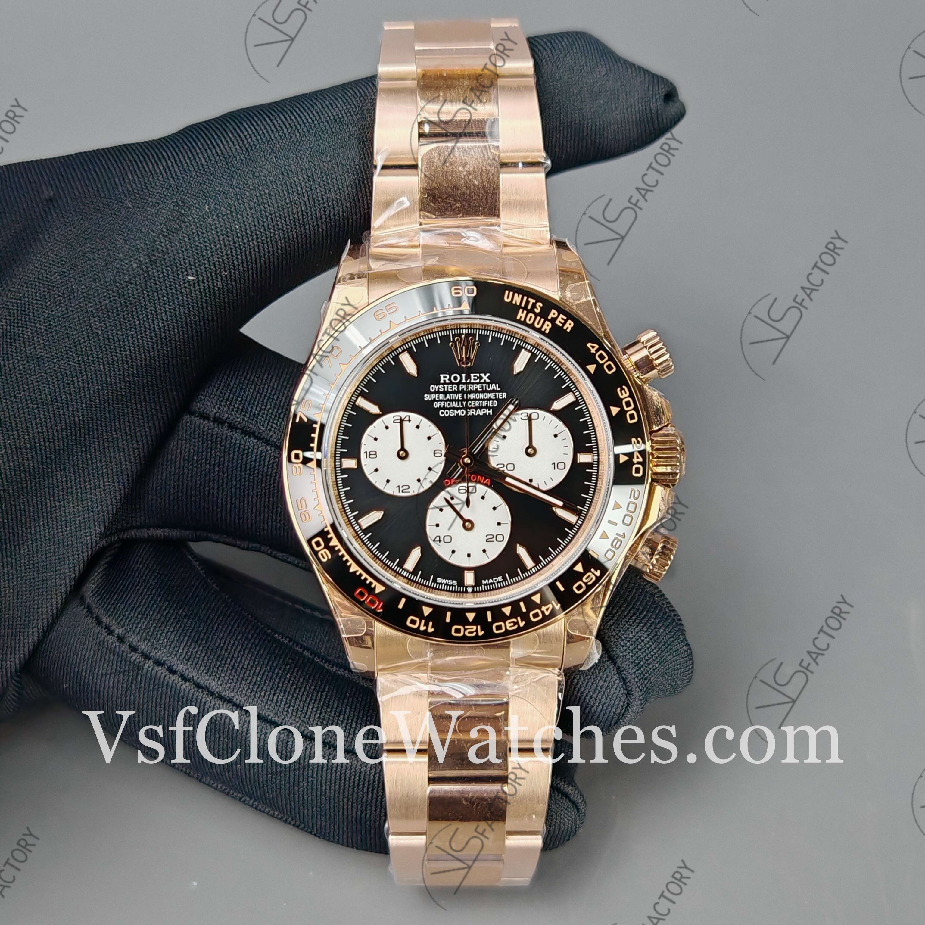 Super Clone Watches 1:1 Rolex Daytona Le Mans Rose Gold M126529