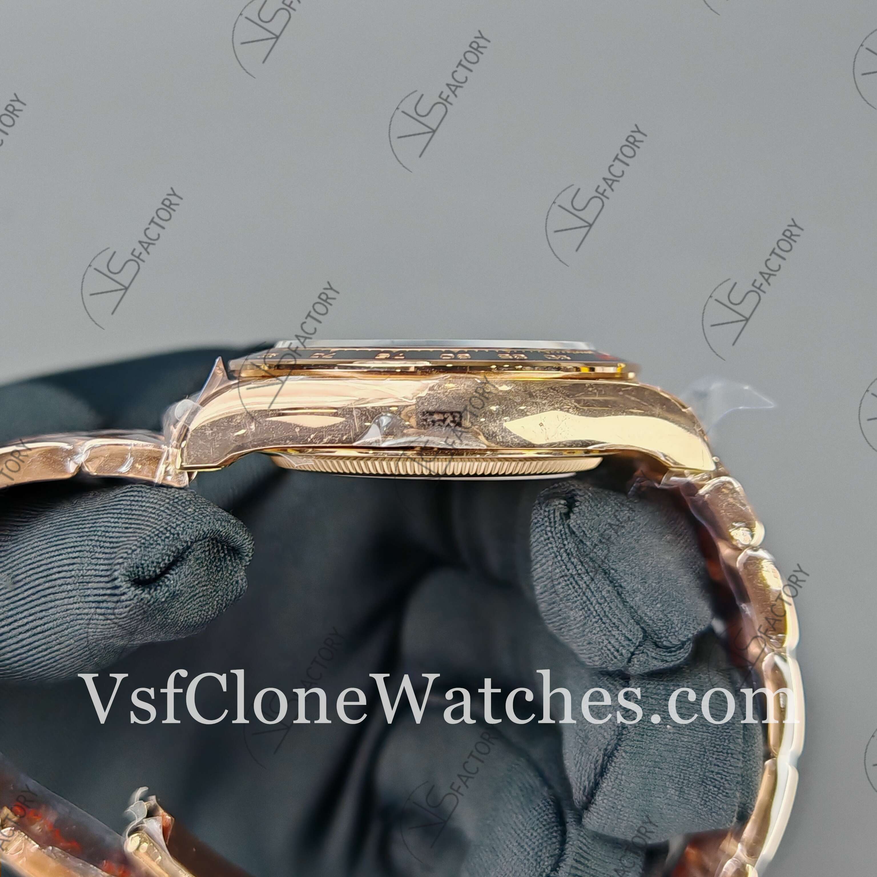Super Clone Watches – Rolex Daytona Le Mans Daytona 100 Years Anniversary Rose Gold 4132 Movement - Image 7