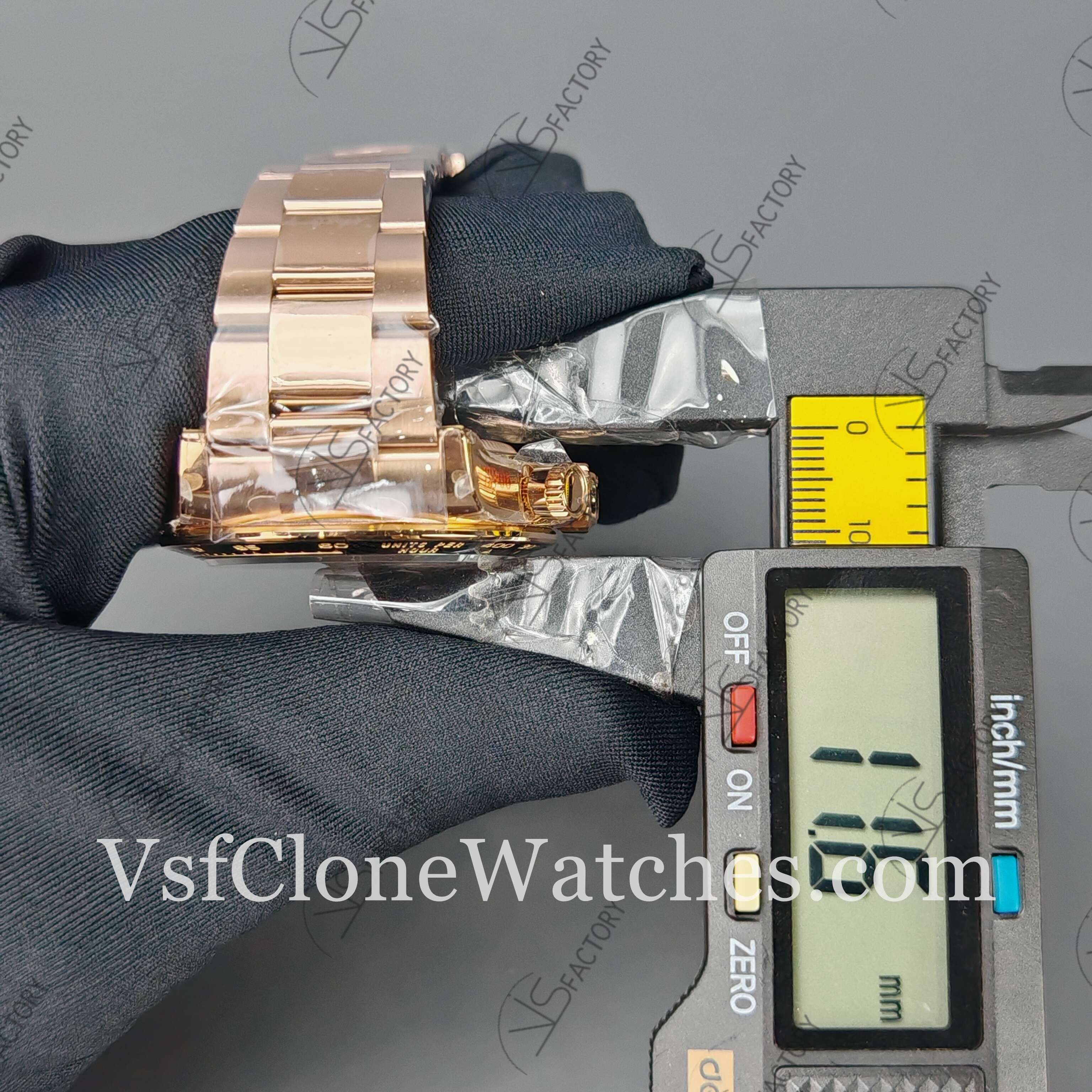 Super Clone Watches – Rolex Daytona Le Mans Daytona 100 Years Anniversary Rose Gold 4132 Movement - Image 13