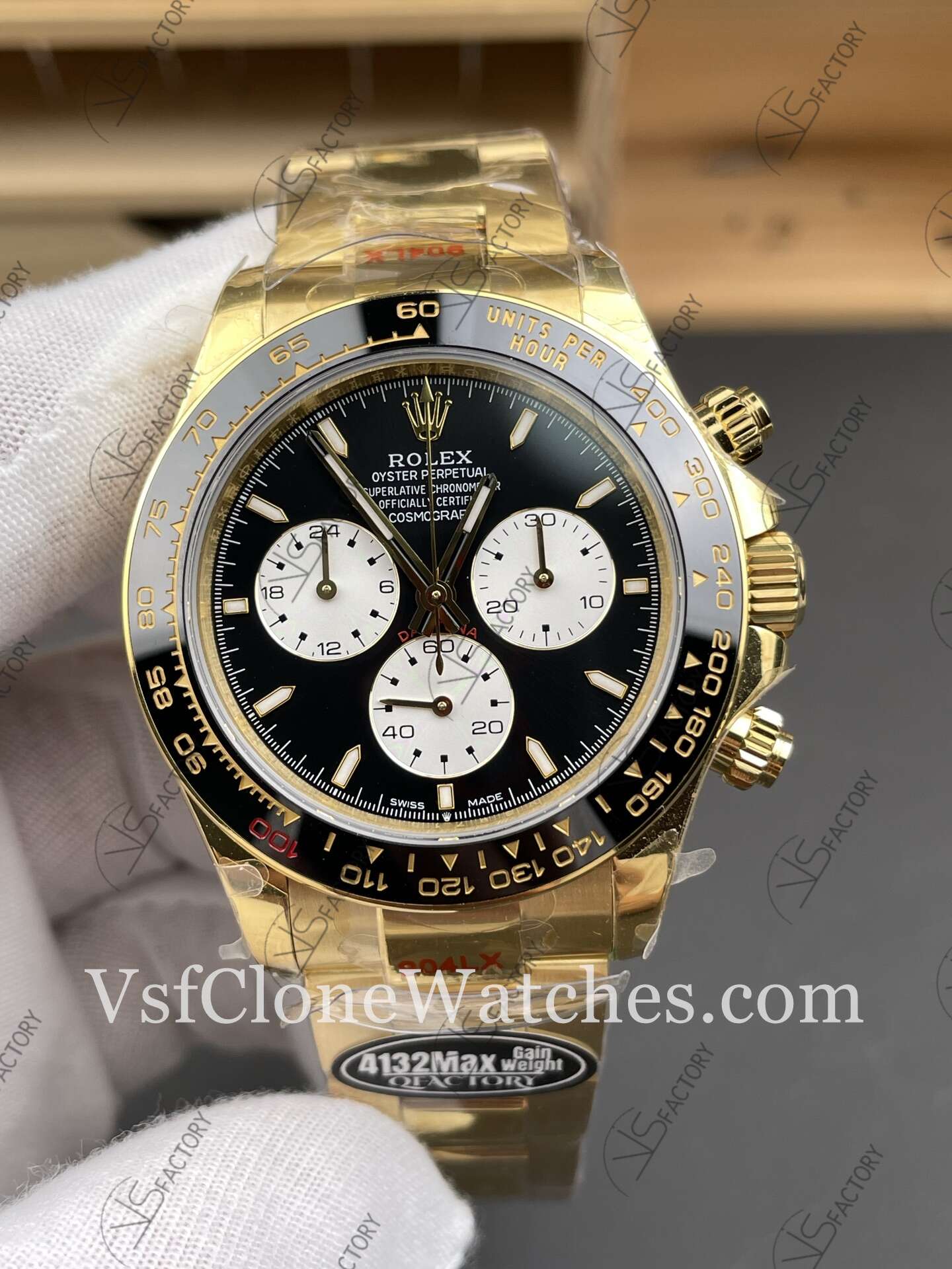 Super Clone Watches – Rolex Daytona Le Mans 100 Years Anniversary 18K Gold 4132 Movement - Image 2