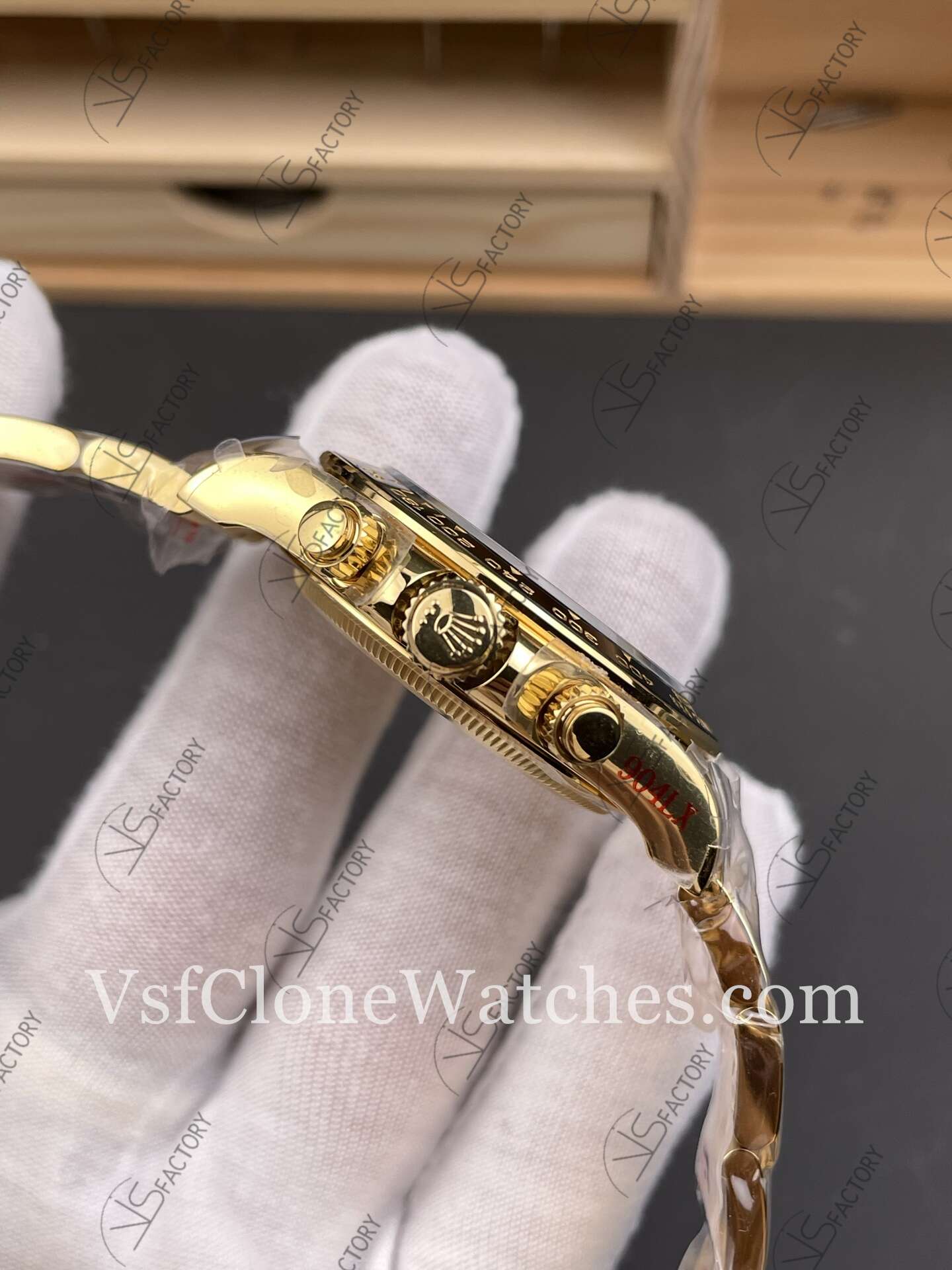 Super Clone Watches – Rolex Daytona Le Mans 100 Years Anniversary 18K Gold 4132 Movement - Image 4