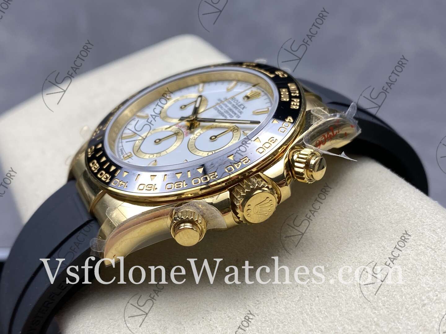 Super Clone Watches – Rolex Daytona White & Gold Dial M126518ln-0002 4131 Movement - Image 5