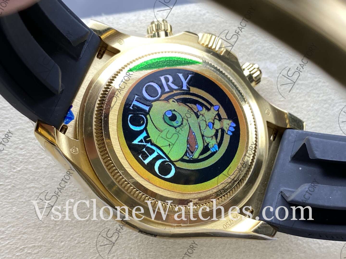 Super Clone Watches – Rolex Daytona White & Gold Dial M126518ln-0002 4131 Movement - Image 7