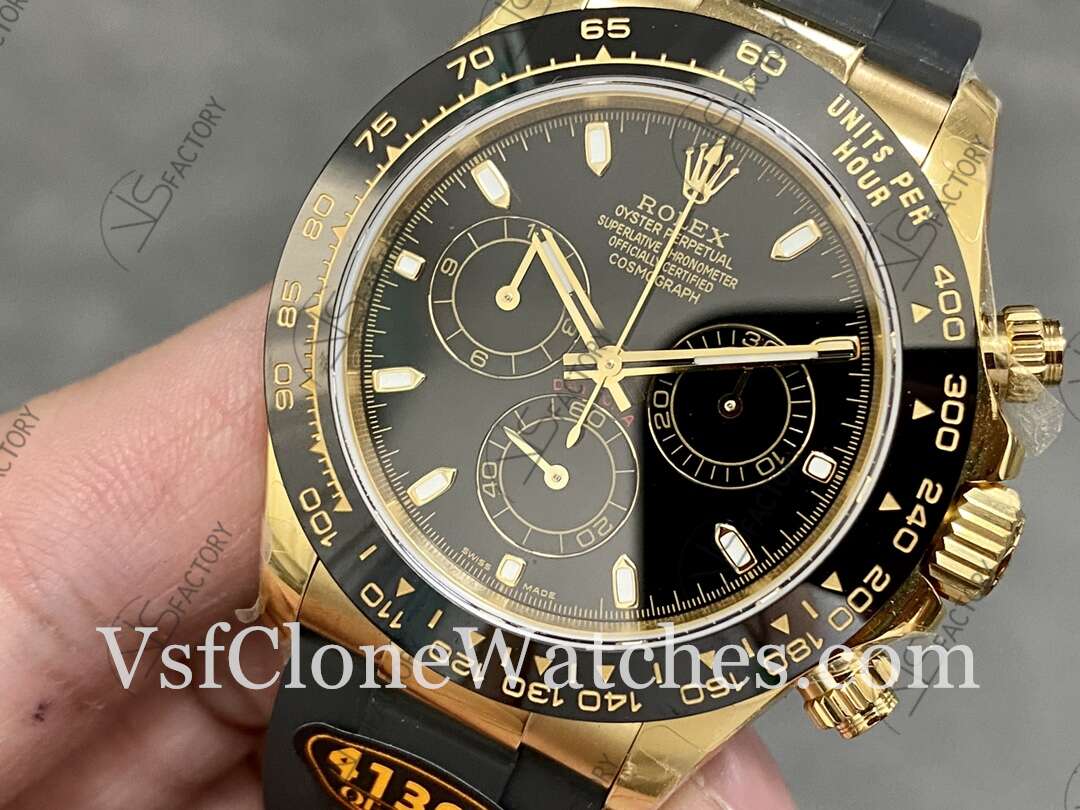 Super Clone Watches – Rolex Daytona Black Dial M116518ln-0043 4130 Movement 40mm - Image 4