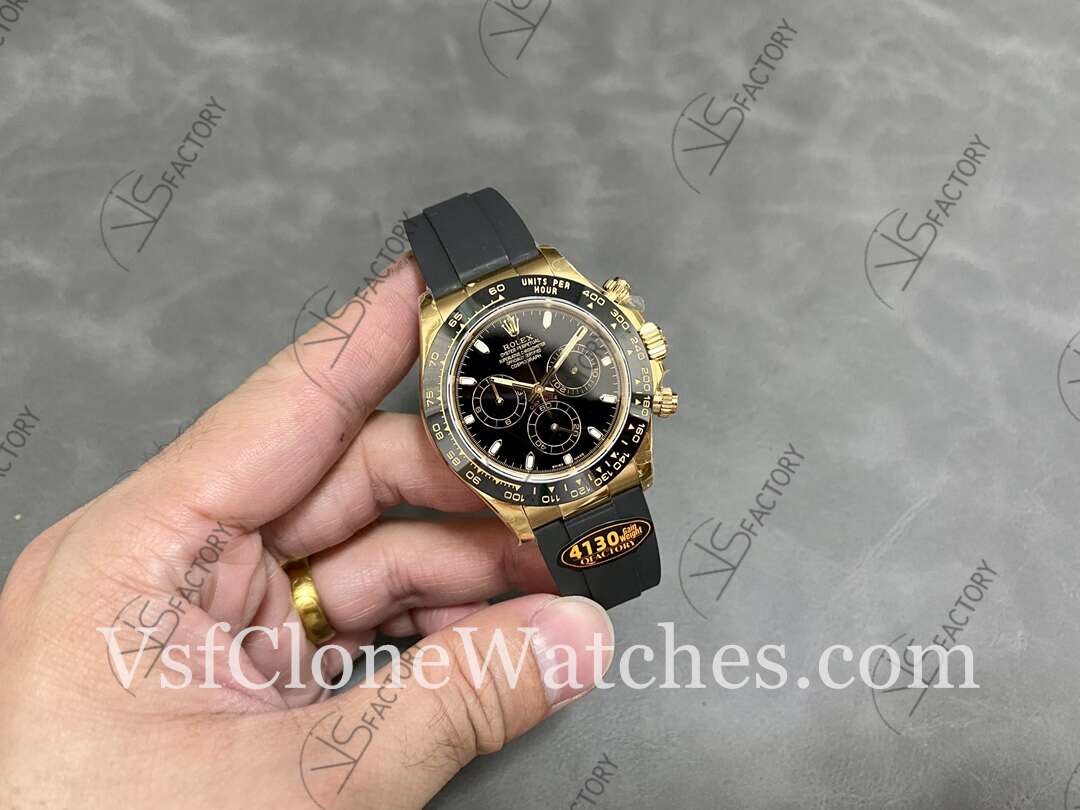 Super Clone Watches – Rolex Daytona Black Dial M116518ln-0043 4130 Movement 40mm - Image 2
