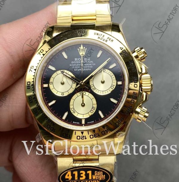 Super Clone Watches 1:1 Rolex Daytona Black Dial M126508-0002