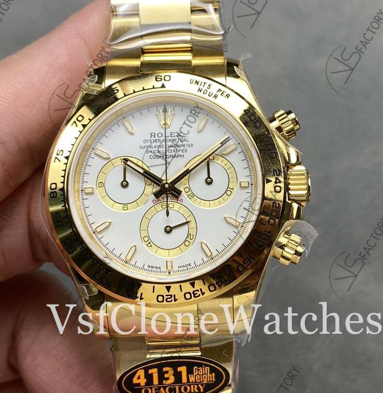 Super Clone Watches 1:1 Rolex Daytona White Dial M126508-0001