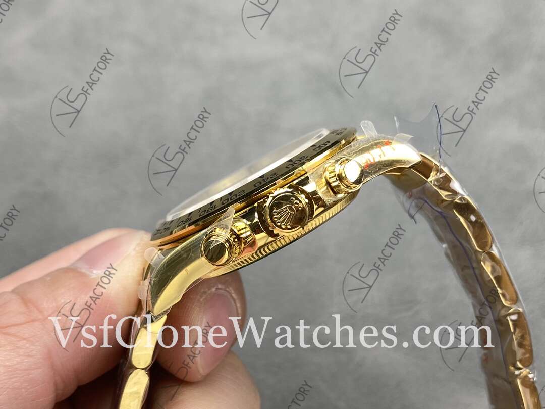 Super Clone Watches – Rolex Daytona 18K Gold White Dial M126508-0001 4131 Movement - Image 6
