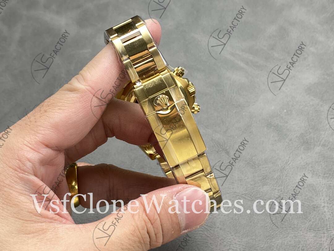 Super Clone Watches – Rolex Daytona 18K Gold White Dial M126508-0001 4131 Movement - Image 8
