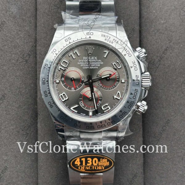 Super Clone Watches 1:1 Rolex Daytona Dark Gray Dial m116519-0104