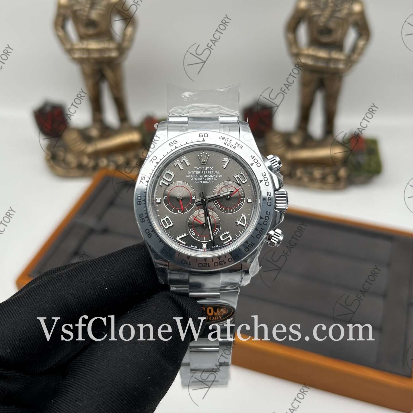 Super Clone Watches – Rolex Daytona Dark Gray Dial m116519-0104 4130 Movement 40mm - Image 2