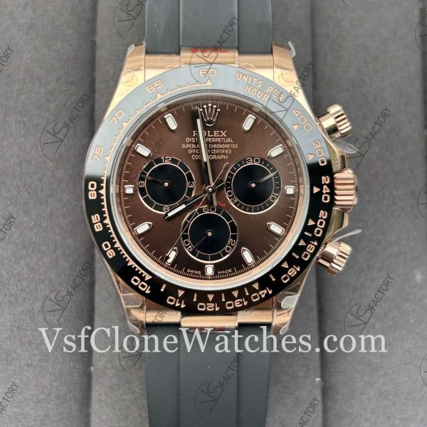 Super Clone Watches 1:1 Rolex Daytona Brown Dial M116515LN-0041