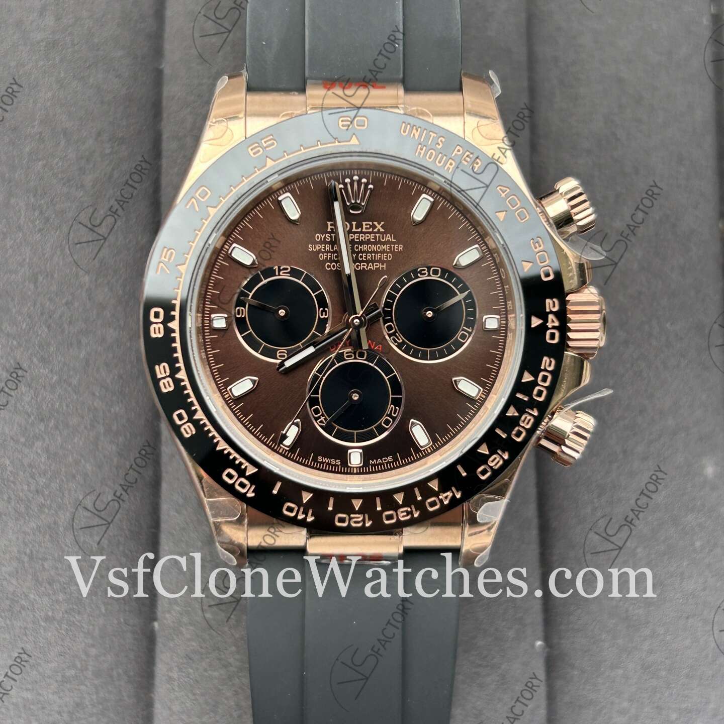 Super Clone Watches 1:1 Rolex Daytona Brown Dial M116515LN-0041
